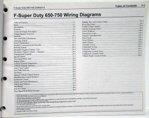 2009-2010 Ford F-650 750 Super Duty Trucks Electrical Wiring Diagrams Manual