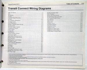 2012 Ford Transit Connect Electrical Wiring Diagrams Manual
