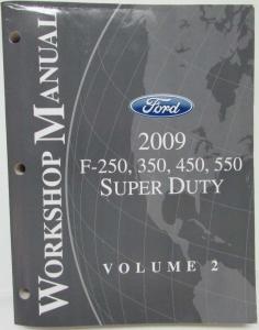2009 Ford F-250 350 450 550 Super Duty Service Shop Repair Manual Set Vol 1 & 2