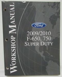 2009-2010 Ford F-650 750 Super Duty Truck Service Shop Repair Manual