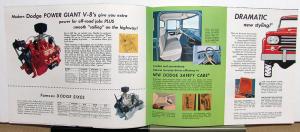 1958 Dodge 4 X 4 W100-500 Power Wagon Truck Dealer Sales Brochure Folder Orig