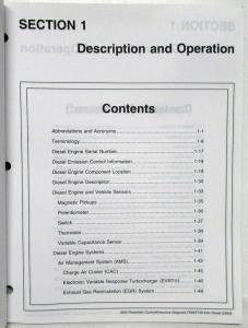 2004 Ford F-650 F-750 6.0L Diesel Powertrain Emissions Diagnosis Service Manual