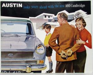 1963-1964 Austin A60 Cambridge Looks Years Ahead Sales Folder - Australian