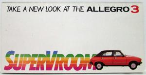 1980 Austin Allegro 3 SuperVroom Sales Folder