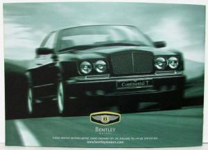 2000 Bentley Brief History Past & Present Models Sales Brochure in 3 Languages