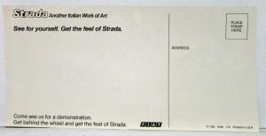 1979 Fiat Strada Another Italian Work of Art Dealer Postcard