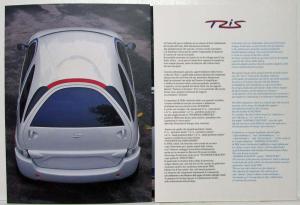 2000 Fioravanti Tris Concept Press Folder - Italian & English Text