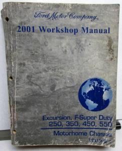 2001 Ford Excursion F-250 350 450 550 Super Duty Service Manual Volume 1 Only