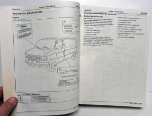 2001 Ford Econoline E-Series Van Service Shop Repair Manual Set Vol 1 & 2