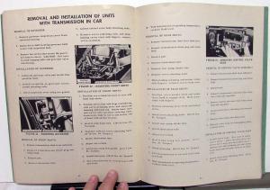 1951 Lincoln Mercury Dealer Service Shop Manual Merc-O-Matic Transmission