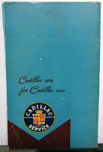 1951 Cadillac Owners Manual Original Series 61 62 Sixty-Special Fleetwood 75 51