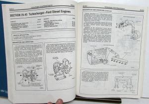 1989 Ford Truck F B C-600 through 8000 Service Shop Repair Manual 2 Vol Set