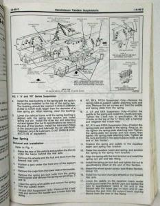 1983 Ford Medium Heavy Truck F B C-600 thru 8000 Service Shop Manual 2 Vol Set