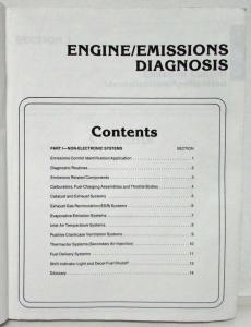 1984 Ford Truck Emission Diagnosis Engine Electronics Service Shop Repair Manual
