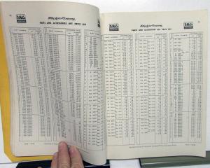 1928-1952 Ford Dealer Parts Accessories Wholesale Net Price List Book FoMoCo