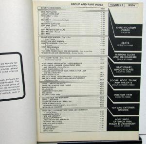 1978 Ford Car Service Shop Repair Manual 4 Vol Set Mustang Cougar Mark IV