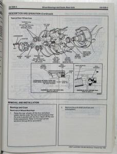 1993 Ford Medium Heavy Duty F- B- 600 700 800 900 Truck Service Manual 2 Vol Set