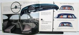 1952 Ford Mainline Customline Crestline Sales Brochure Original Revised 5/52