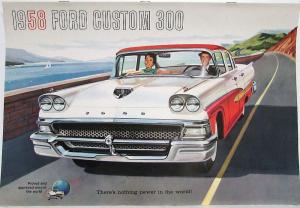 1958 Ford Custom 300 Series XL Color Sales Brochure REVISED 12-57