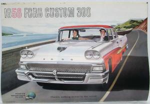 1958 Ford Custom 300 Series XL Color Sales Brochure REVISED 10-57