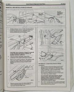 1992 Lincoln Mark VII Service Shop Repair Manual from Ford Motor Company