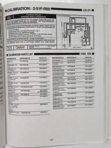 1992 Ford Car & Truck Engine Emission Special Specifications Issue Shop Manual