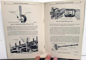 1941 1942 1946 1947 Ford 6 Cylinder G Series Engine Repair Shop Service Manual