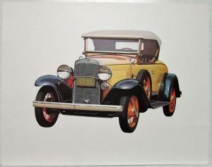 1974 Chevy Portrait Prints - Two Great Roadsters 1916 1931 with Extras