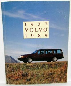 Volvo Cars 1927-1989 Historical Booklet Foreign Dealer Brochure Swedish Text