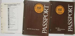 1998 Honda Passport Service Shop Manual - Fuel & Emissions - Contents & Index