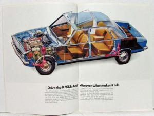 1974 VW K70LS Sales Brochure - UK Market