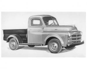 1948-1949 Dodge B-1-B 1/2 Ton Pickup Truck Press Photo 0030