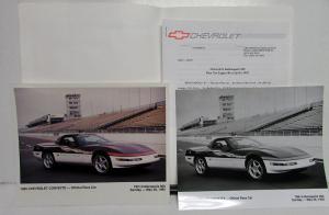 1995 Chevrolet Corvette Indy 500 Official Pace Car Press Kit History of Chevy