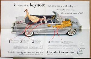 1954 Chrysler Dodge De Soto Plymouth Imperial Magazine & Newspaper Ad Slick
