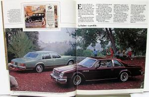 1978 Buick Full Line 75 Years of Greatness Color Sales Brochure XL Original