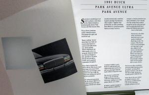1991 Buick Park Avenue & Park Avenue Ultra Oversized Sales Brochure Original