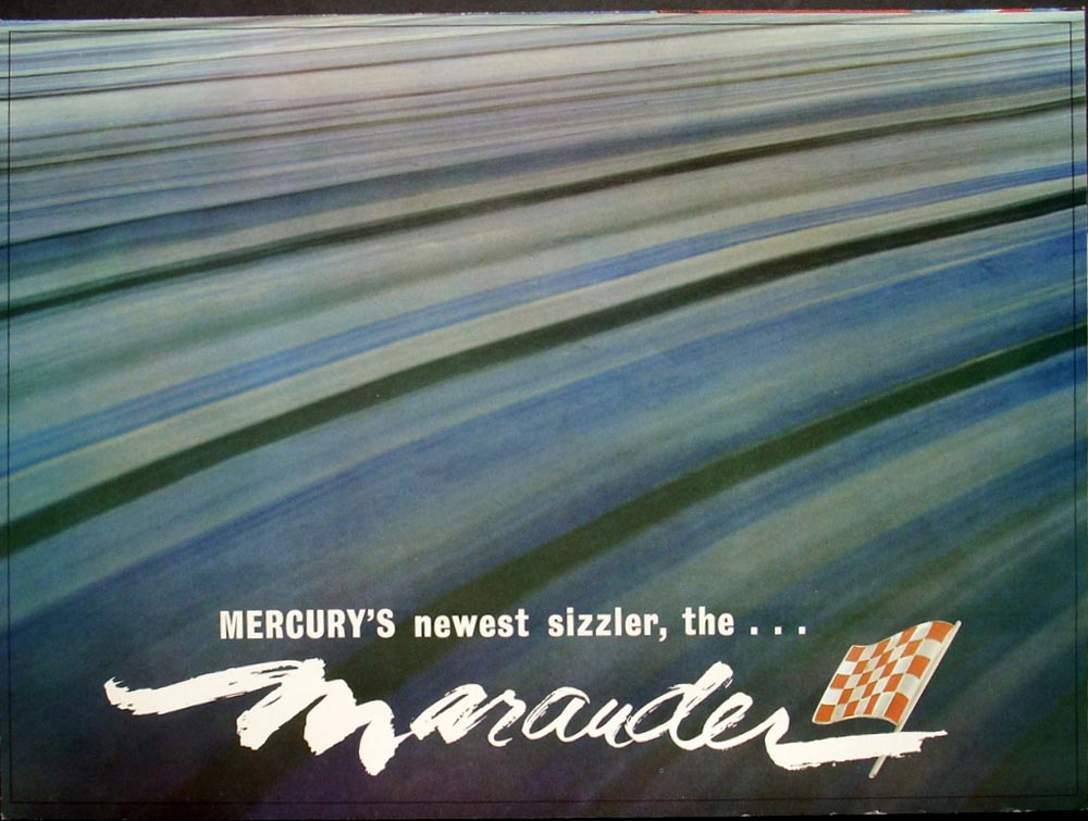 1963 Mercury Marauder Dealer 427 Dual 4-BBL 390 Intro Sales Folder Original