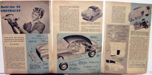 1949 Mechanix Illustrated Article Chevrolet Model Build Larry Eisinger