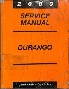 2000 Dodge Durango Service Shop Repair Manual Dealer Original