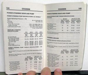 1979 AMC American Motors Pacer Spirit AMX Concord Specifications Handbook