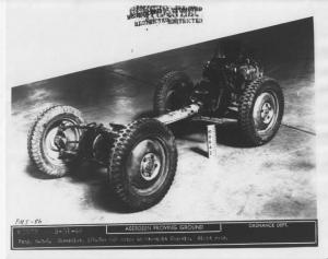 1942 Chevrolet US Army 1/4 Ton Jeep Truck Chassis Prototype Press Photo 0179