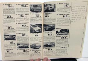 1974 Renault Dealer Brochure Motor Trend Article Reprint Gas Mileage Comparison