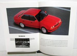 1991 BMW Model Range Full Line Dealer Sales Brochure Series 3 5 7 750iL 850i