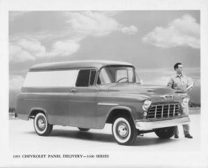 1955 Chevrolet 3100 Series Panel Delivery Truck Press Photo & Release 0193