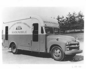 1954 Chevrolet 4400 Bookmobile with Gerstenslager Body Truck Press Photo 0196