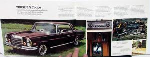 1971 Mercedes-Benz Dealer Brochure 280 300 SEL 600 Full Line Features Specs