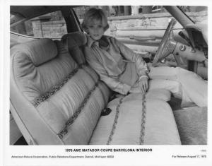 1976 AMC Matador Coupe Barcelona Interior Press Photo 0010
