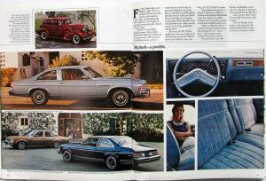 1978 Buick Regal Century LeSabre Electra Riviera Skylark Hawk Wgn Sales Brochure