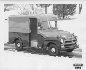 1954 Chevrolet Delivery Truck 3100 with Boyertown Body Press Photo 0217