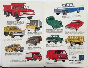 1962 Ford Why Heavy Duty Trucks Are More Service Free Booklet Original